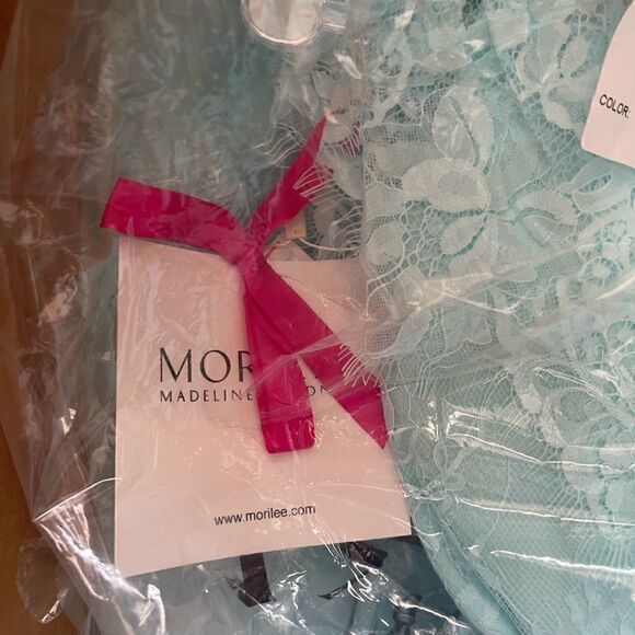 MORILEE PROM 42044 in color AQUA - Picture 6 of 7
